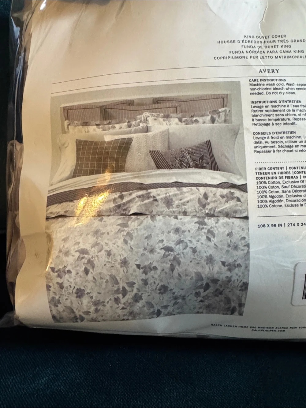 Ralph Lauren Floral Duvet Cover